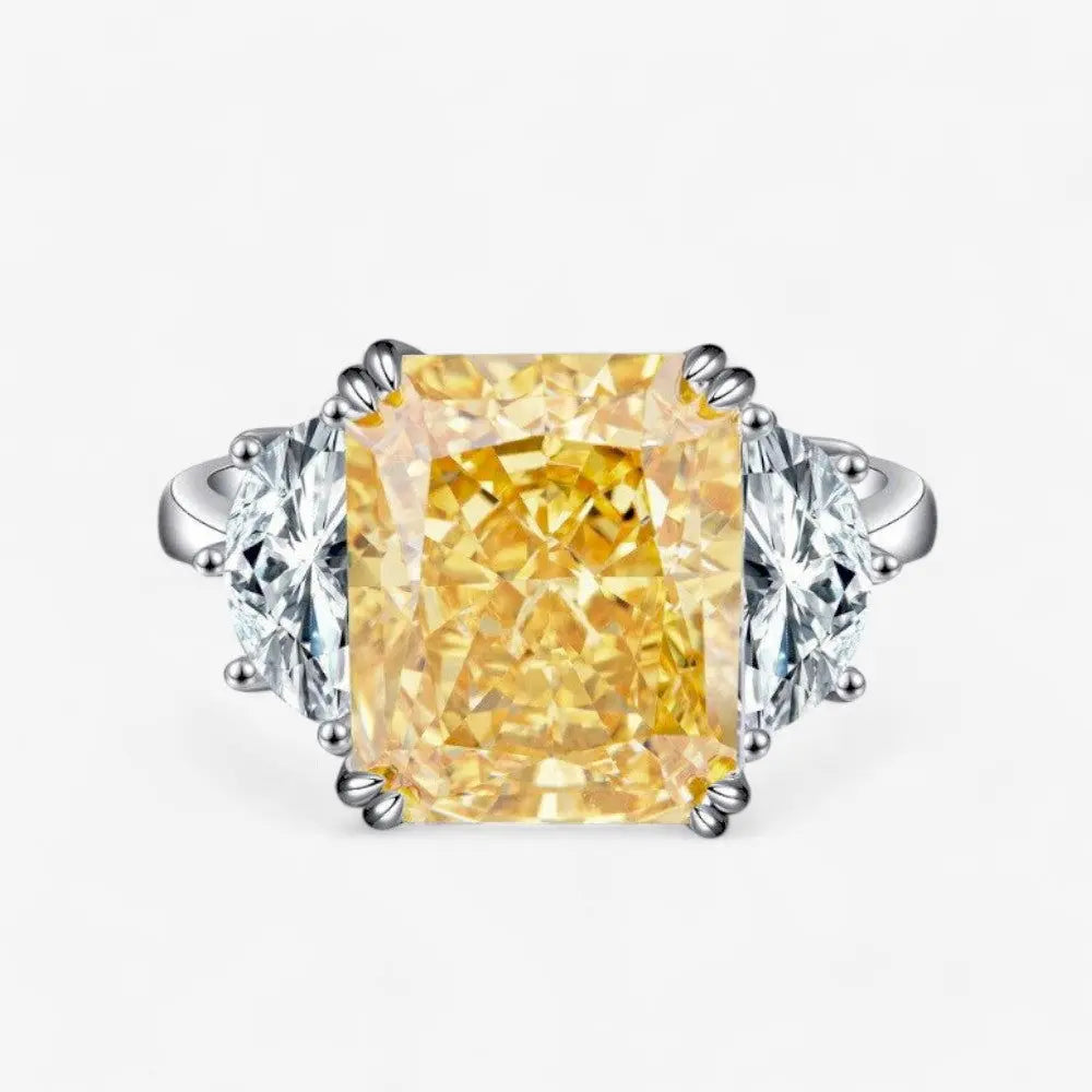 Sterling Silver Radiant Solace Ring - Dolce Vincita