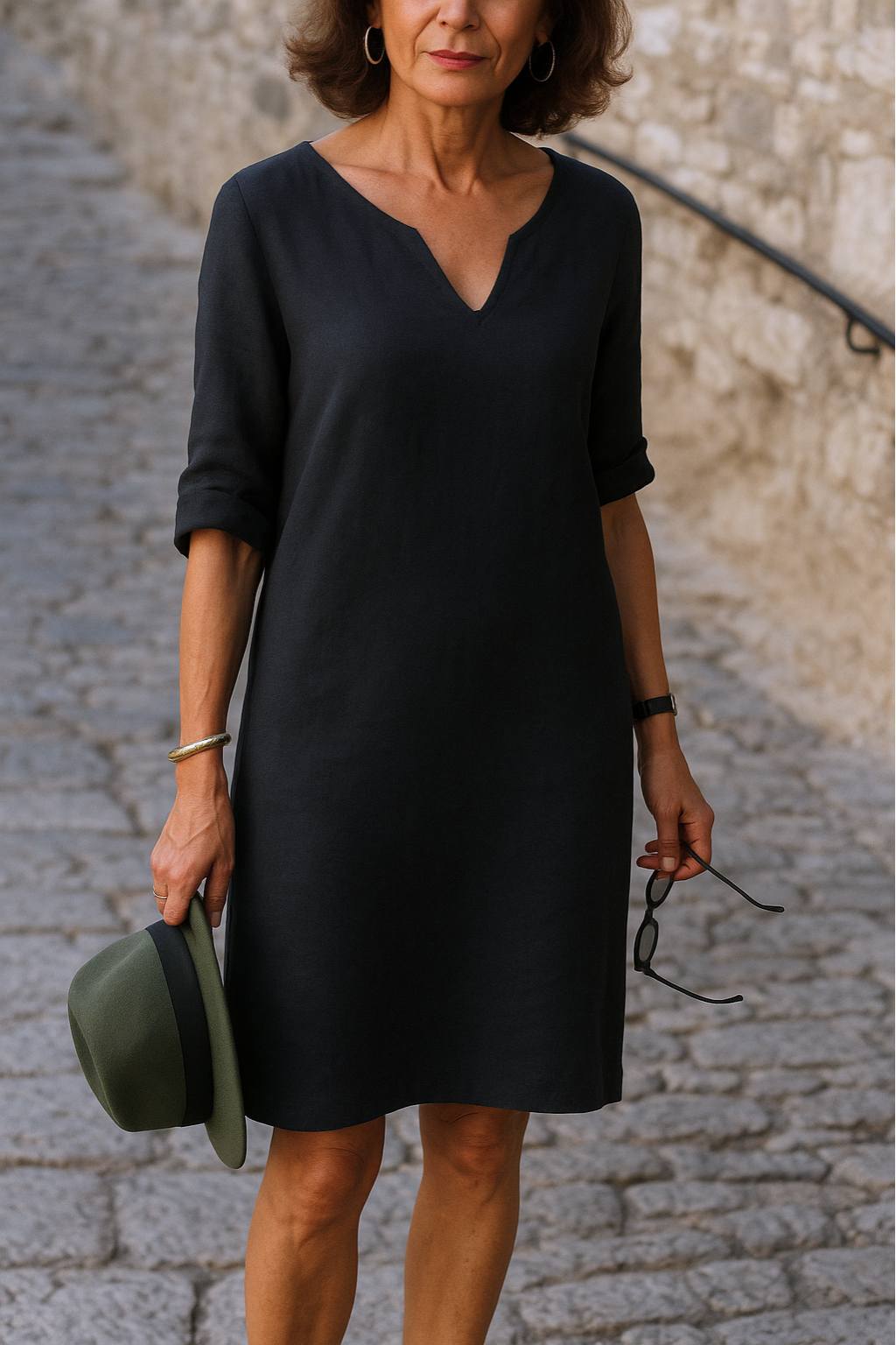 Ria | Elegant V-neck dress