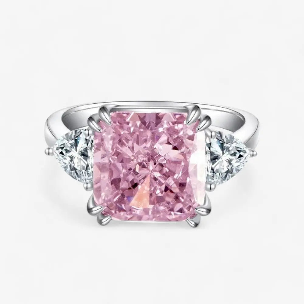 Sterling Silver Amara Cushion Ring - Dolce Vincita