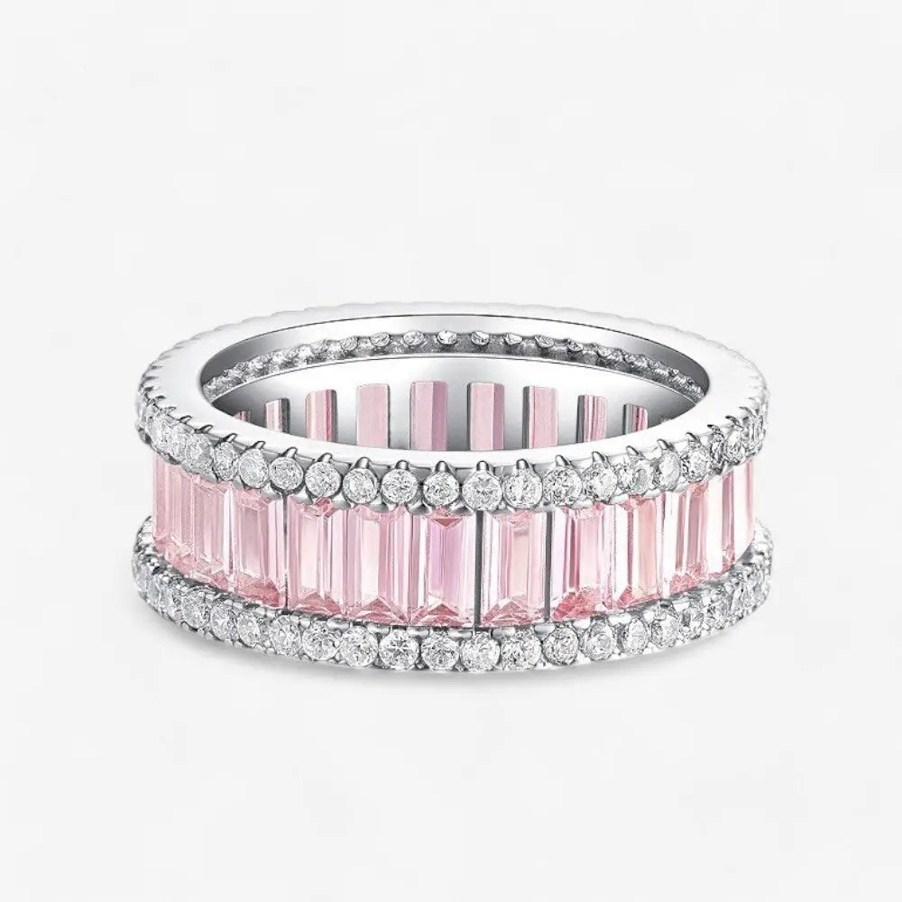 Sterling Silver Amara Eternity Band - Dolce Vincita