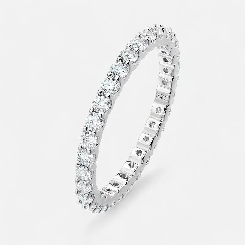 Sterling Silver Classic Eternity Band - Dolce Vincita