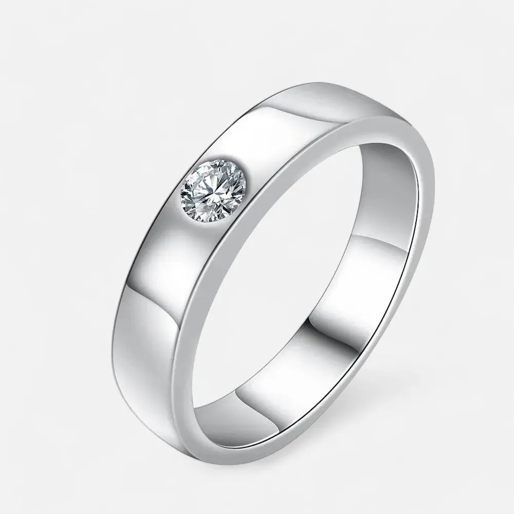 Sterling Silver Duo Elegance Band - Dolce Vincita