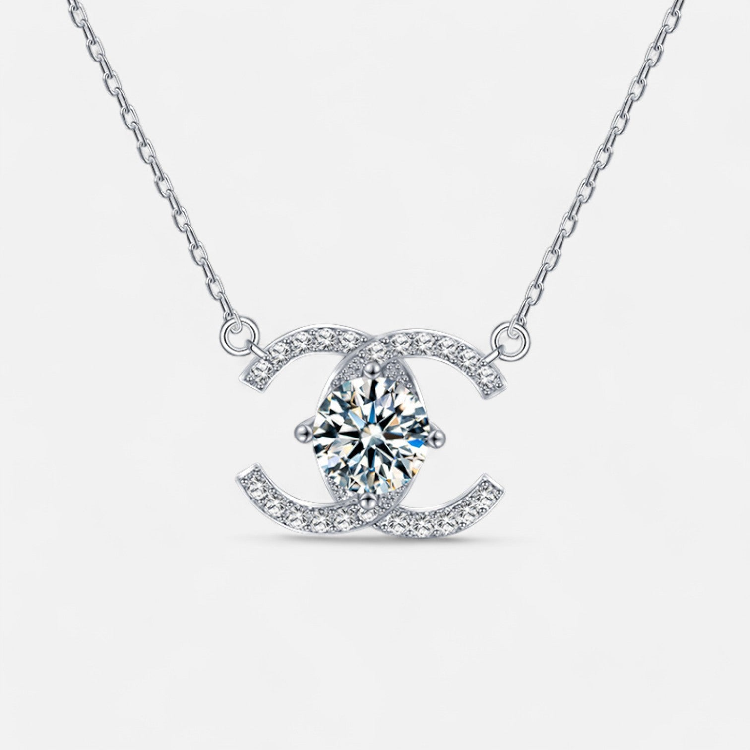 Sterling Silver Elegance Necklace - Dolce Vincita