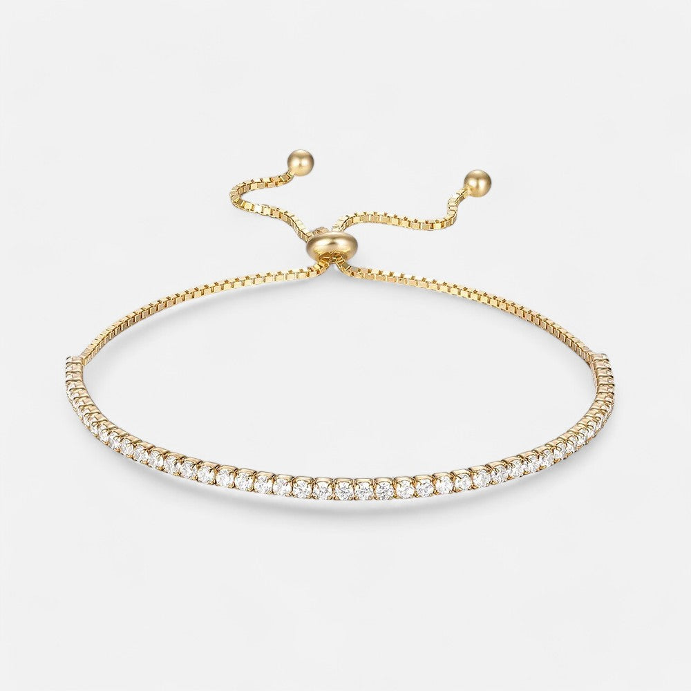 Sterling Silver Elegant Tennis Bracelet - Dolce Vincita