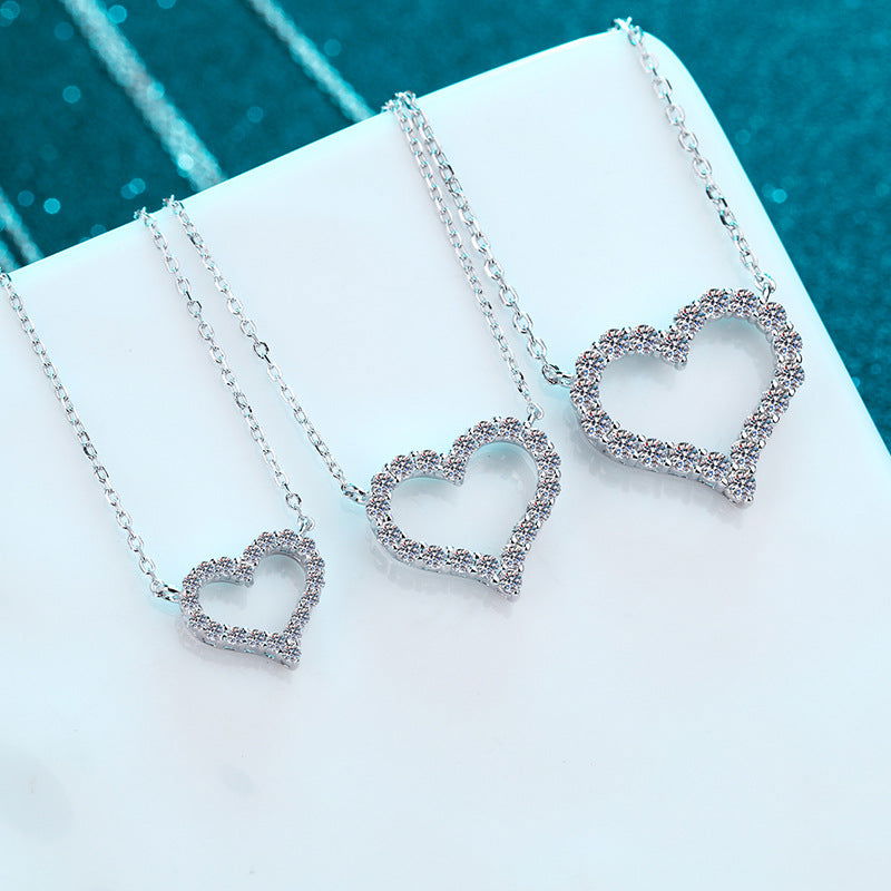 Sterling Silver Eternal Heart Necklace - Dolce Vincita