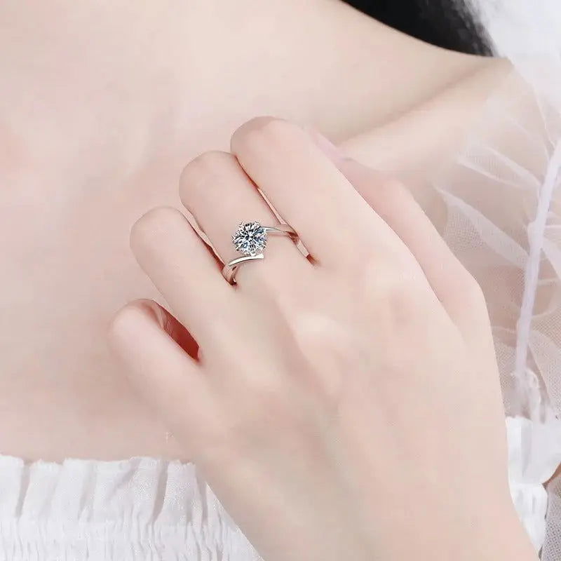 Sterling Silver Flora Bloom Ring - Dolce Vincita