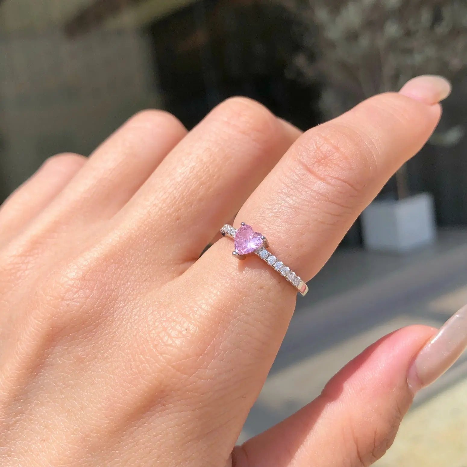Sterling Silver Juliette Heart Ring - Dolce Vincita
