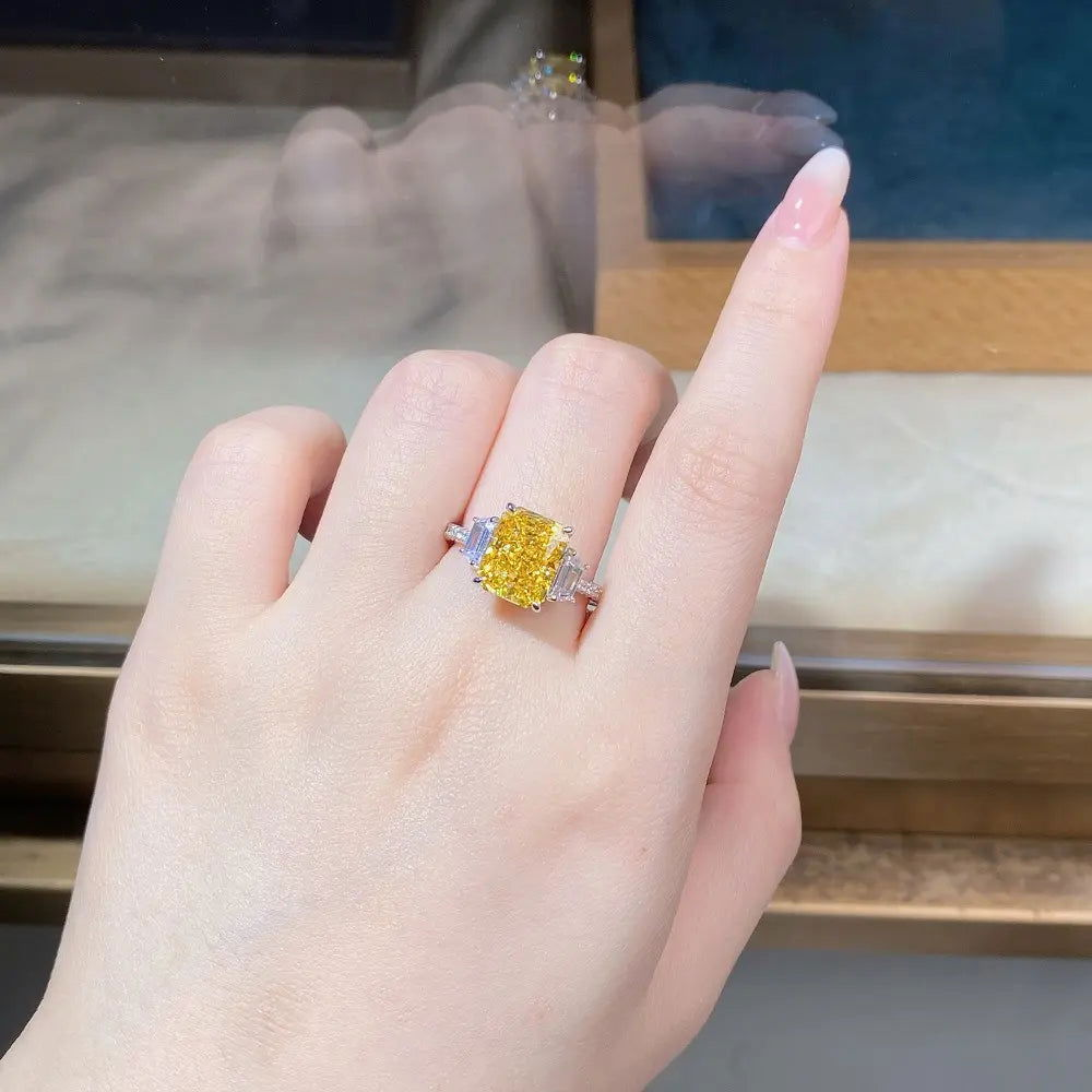 Sterling Silver Lemon Luxe Ring - Dolce Vincita