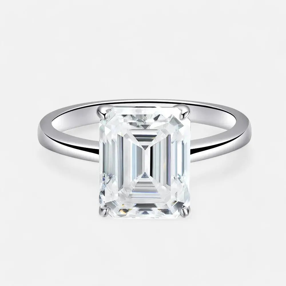 Sterling Silver Radiant Glamour Ring - Dolce Vincita