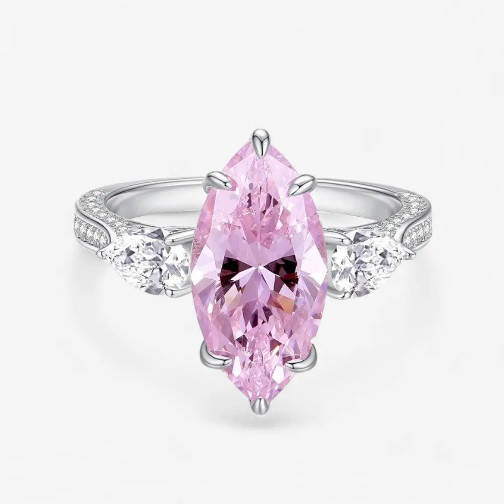 Sterling Silver Seraphina Marquise Ring - Dolce Vincita