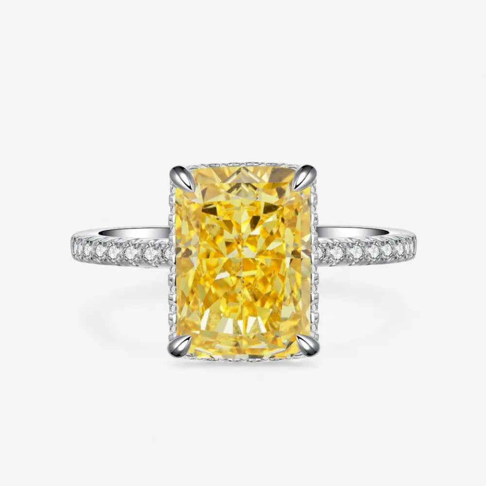Sterling Silver Sunlit Radiance Ring - Dolce Vincita