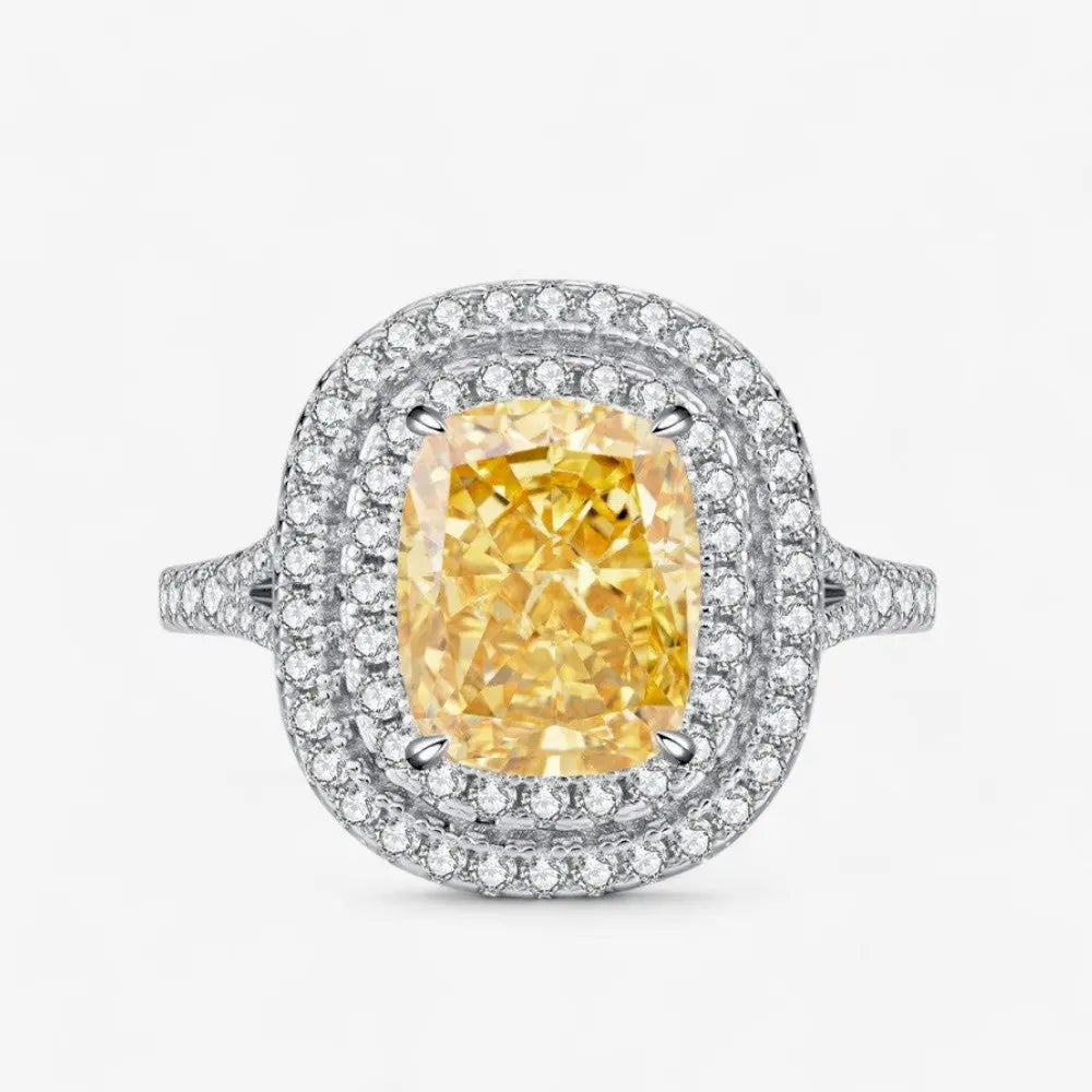 Sterling Silver Sunlit Radiance Ring - Dolce Vincita