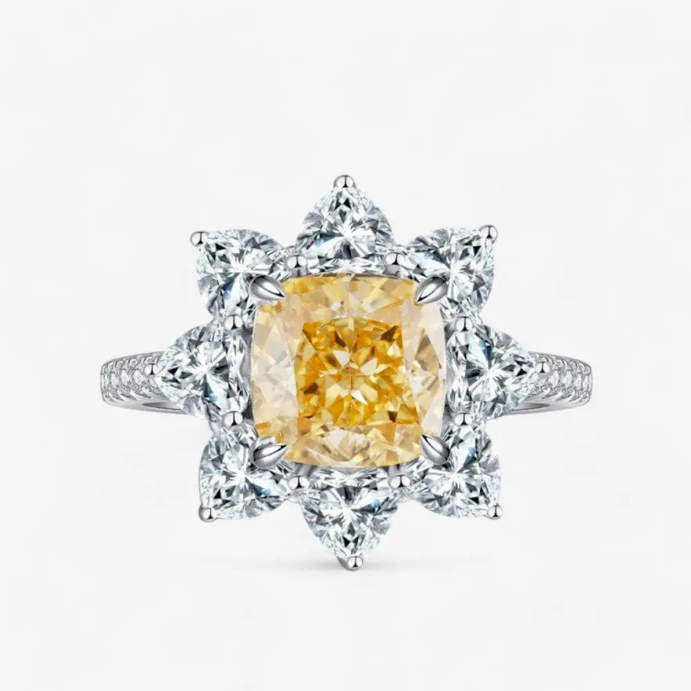 Sterling Silver Sunshine Embrace Ring - Dolce Vincita